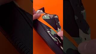 Camouflage Custom nike Air Force 1🔥#sneakers #shortsviral #trending #army #orange #2025goals