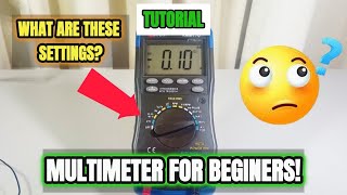 MULTIMETER BASICS: HOW TO TEST VOLTAGE, AMPERAGE, AND RESISTANCE! DIY