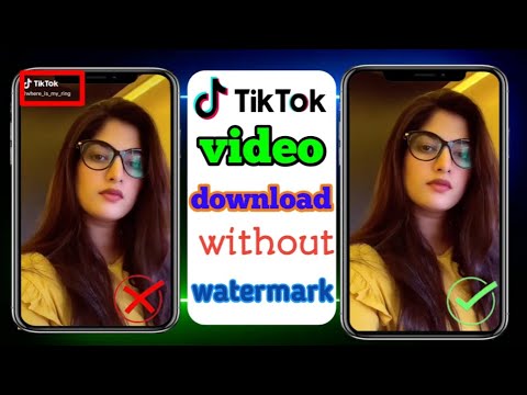 How to download tiktok video without watermark ||save tiktok video to gallery