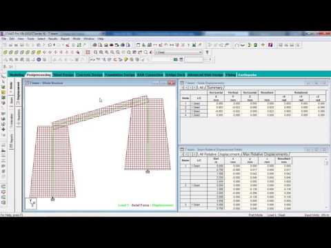 STAAD Pro Tutorials - Analysis & Design of RCC T-Beam ( Day 14 )