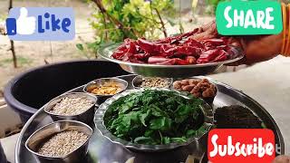 Kari Patta Hara dhaniya mixed dal tasty powder recipe@tasty bites cooking and vlogging channel...
