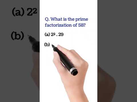 Prime Factorization of 58 | Olympiad Mathematics Preparation