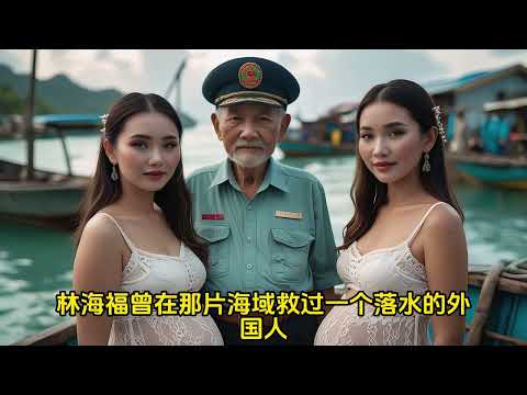 78岁海南老船长与两位25岁印尼女潜水员再婚，海岛上的双胞胎风波震动渔村！