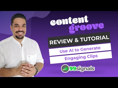 ContentGroove Review & Tutorial: Generative AI to Create Highlights from Longer Videos