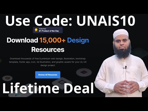 UIHut Lifetime Deal - Download 15,000+ DesignResources - UI Hut Discount code UNAIS10