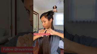 Clip in extensions on short hair #hairstyle #hair #haircut #haircare #viralvideo #shorts