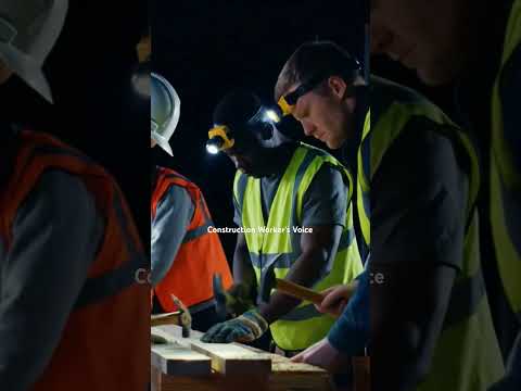Night Shift Build – Hammering ASMR Under Work Lights 🌙🔨