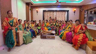 maz kunku ❤️ makarsankranti haldi kunku function, decoration