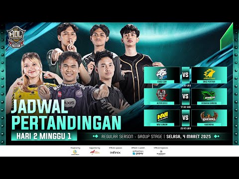 🔴LIVE | MDL ID S11 | Regular Season | Minggu 1 Hari 2