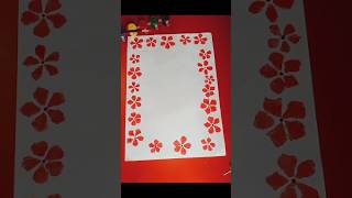 July 17, 2025  Easy front page projects Design and idea #shorts #howto #art #project