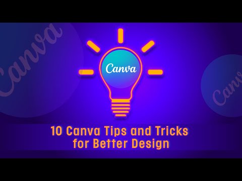 10 Canva Tips and Tricks for Better Design | 10 Genius Canva Hacks In Under 7 Minutes #canvatutorial