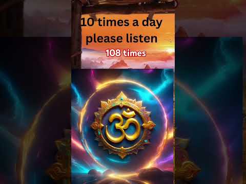 om  listen 108 times makes you spiritually awake #meditation #indianmeditation #trending