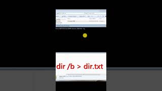 Create List of Files/ Folders in a Folder Automatically through Command Prompt @asadrg  #shorts