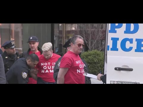 Pro-Palestinian activists arrested at Trump Tower