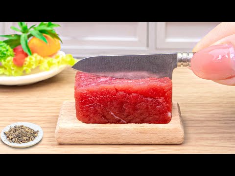 Best Delicious Beef Recipe 💖 Tender juicy beef with fruit salad