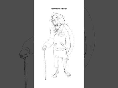 SKETCH THE HOMELESS #learning #sketchdrawing #cover #drawdaily