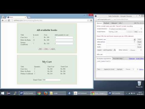 3. Record and playback in Sahi Pro