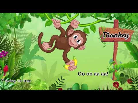Wild Animal Sounds for Kids | Roars, Growls & Hisses | English Rhymes