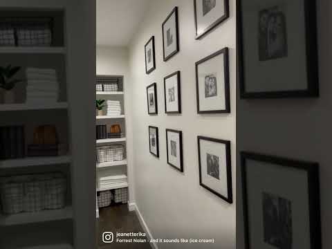 Hallway and linen closet transformation