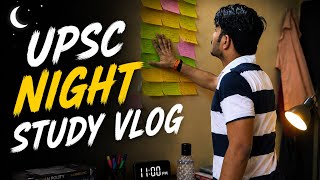 Night Study: 11 PM To 3 AM, As A UPSC Aspirant Living In DELHI📍