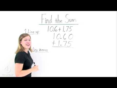 How Do You Add Decimals?
