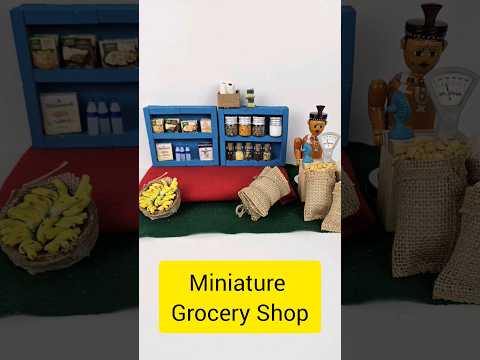 Miniature Grocery Shop | Petti kadai miniature #navratri #golu #bommalakoluvu #ytshortsindia