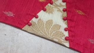 Trending sleeve design cutting and stitching //potli button sleeve design 