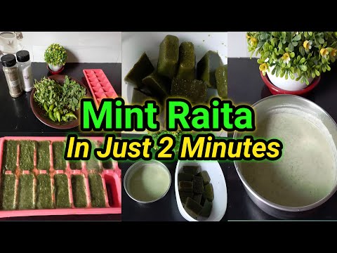 Best Mint Raita Recipe | Mint Raita in just 2 minutes