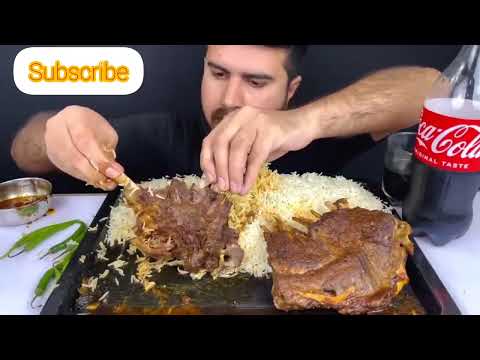 HEAVY MUKBANG OF MUTTON RIBS WITH RICE AND COLD DRINK #mukbang #asmreating #mutton