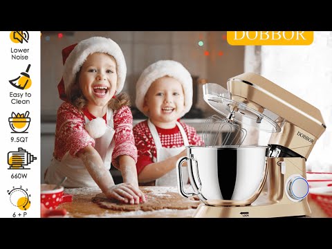 Best stand mixers  9.5QT DOBBOR 660W 7 Speeds Kitchen Standing Mixers | how to use 2022