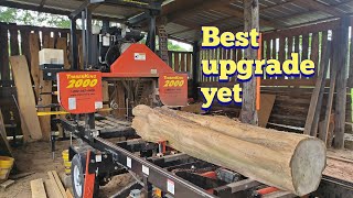 Sawmill upgrades, installing a solenoid valve on the lubrication system