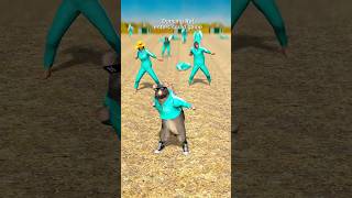 Dancing Rat enters squid game #shorts #babyduck #squidgame