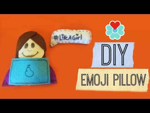 〖Jewelbits〗DIY Google Women Emoji Plush Pillow