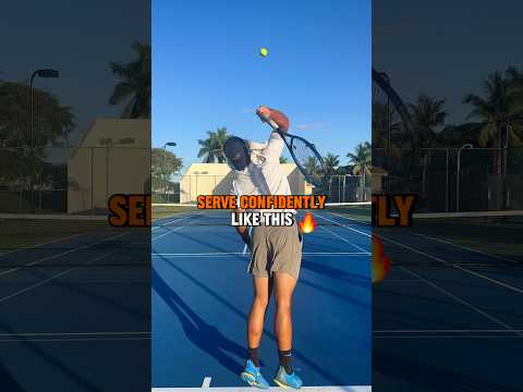 How to gain confidence on serve