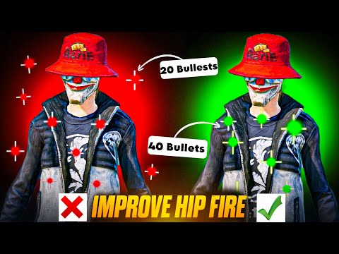 How To Improve Hip Fire In Bgmi l Best Hip Fire And Ads Senstivity In Pubg /Bgmi ✅.