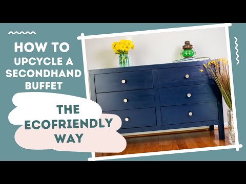 Upcycled Marketplace Find | Paint Over Laminate | Furniture Makeover #diytutorial