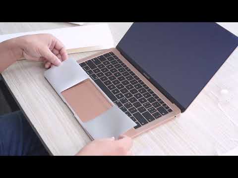 How to apply the palmrest skin