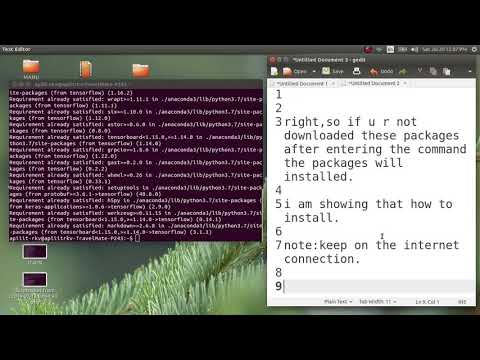Keras Installation On LINUX 2019