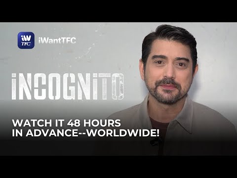 Ian Veneracion is ready to go Incognito! | This January 18 on iWantTFC!