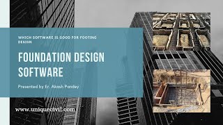 Foundation Design Software ||Which Software is Good for Footing Design||