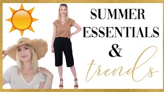 TOP 10 SUMMER WARDROBE ESSENTIALS & TRENDS