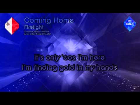 Firelight - "Coming Home" (Malta) - Karaoke Style