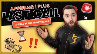 AppSumo Black Friday Last Call For AppSumo Plus Members 😱 (HURRY!)  What Tools I Got - Josh Pocock