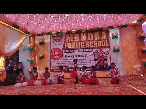 nursery group dance performance #MPS rajpur dhamdha durg CG #matri pitri pujan divas #dance