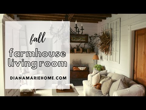 Fall Farmhouse Living Room