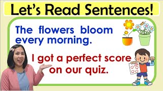 Reading Lesson for Kids | Reading Sentences | Teacher Aya's Reading Tutorial