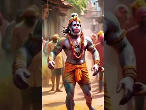 श्री राम सॉन्ग हनुमान जी ने खेली होली #holi #shortvideo #viralvideo #youtubeshorts #hindistories