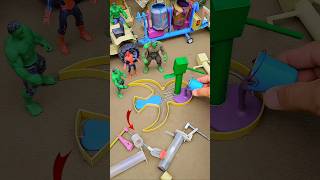 Mini handpump project with purple blueconcrete & mixer diytractor cowfarm|mini tractor|No.535#shorts