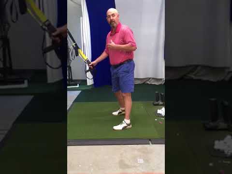 Golf drills with the TRX