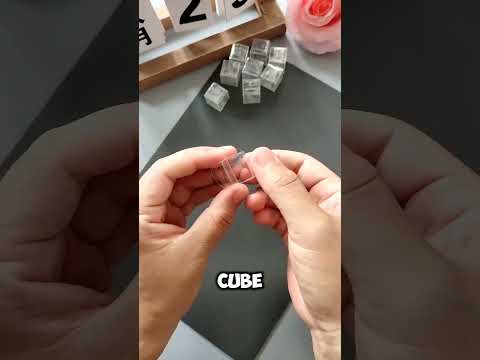 Let’s create some DIY ice cubes using just tape.